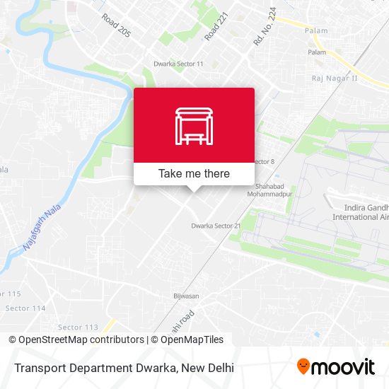 Transport Department Dwarka map