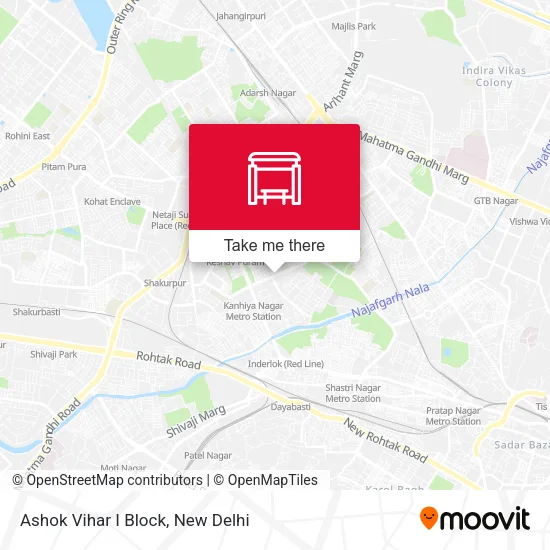 Ashok Vihar I Block map