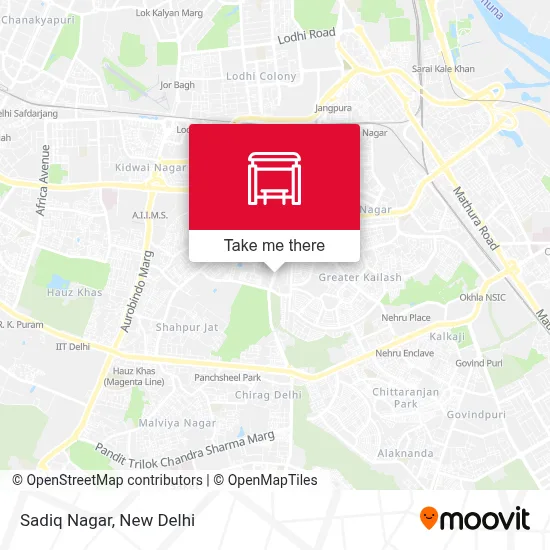 Sadiq Nagar map