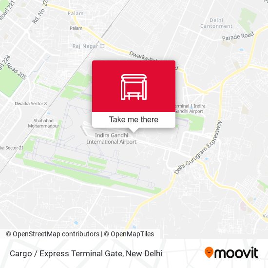 Cargo / Express Terminal Gate map