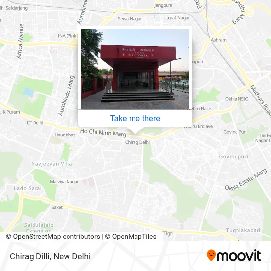 Chirag Dilli map