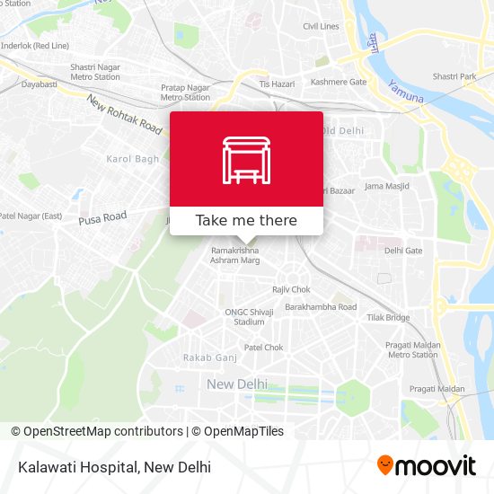 Kalawati Hospital map