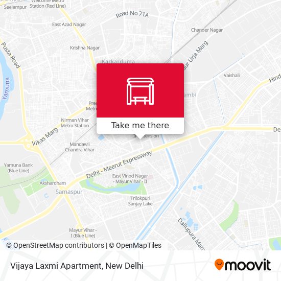 Vijaya Laxmi Apartment map