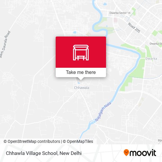 Chhawla Village School map