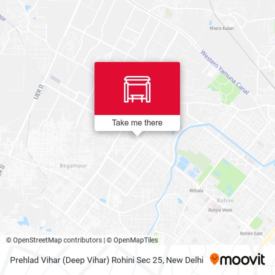 Prehlad Vihar (Deep Vihar) Rohini Sec 25 map