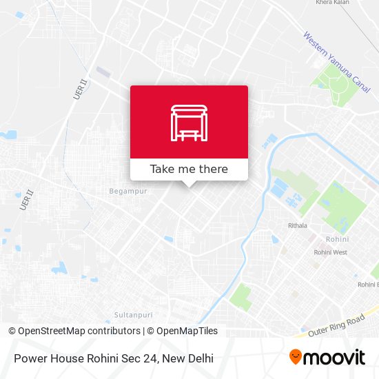 Power House Rohini Sec 24 map