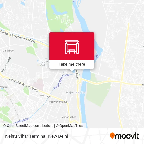 Nehru Vihar Terminal map