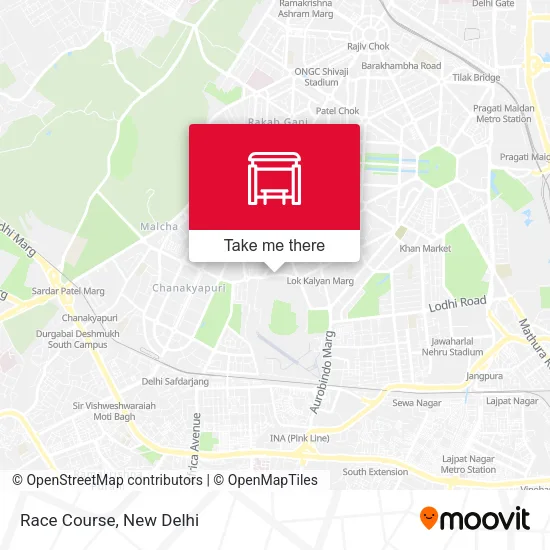 Race Course map