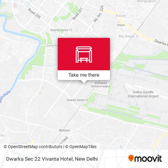 Dwarka Sec 22 Vivanta Hotel map