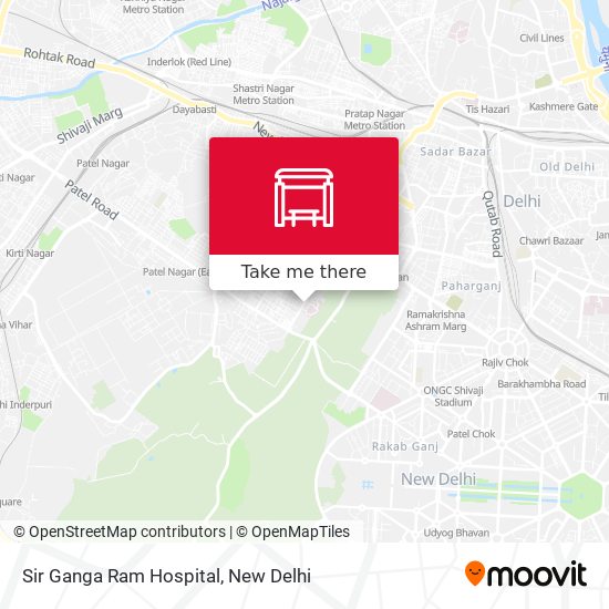 Sir Ganga Ram Hospital map