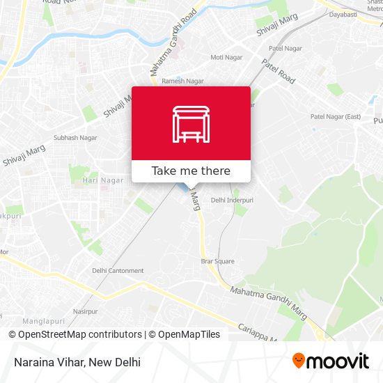 Naraina Vihar map