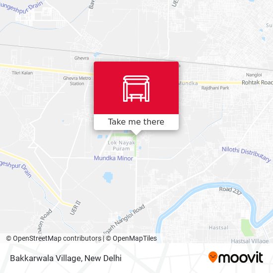 Bakkarwala Village map