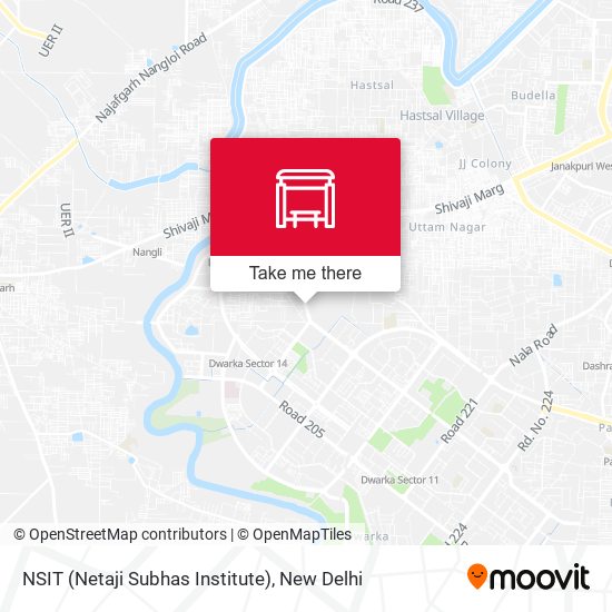 NSIT (Netaji Subhas Institute) map