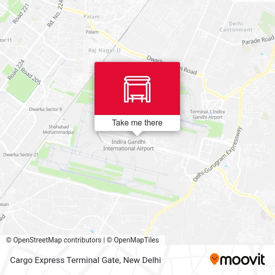 Cargo Express Terminal Gate map
