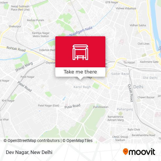 Dev Nagar map