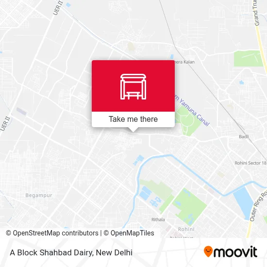 A Block Shahbad Dairy map