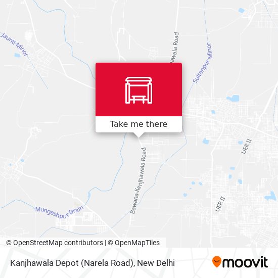 Kanjhawala Depot (Narela Road) map