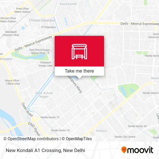 New Kondali A1 Crossing map