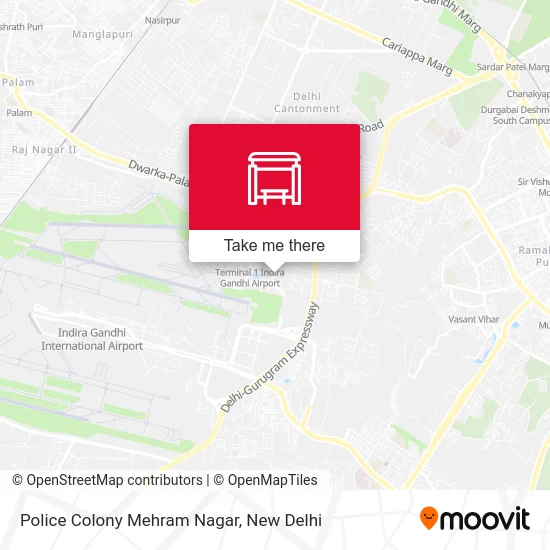 Police Colony Mehram Nagar map