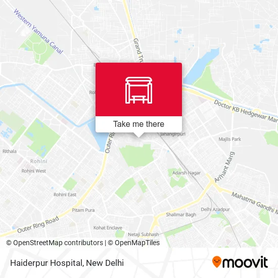 Haiderpur Hospital map