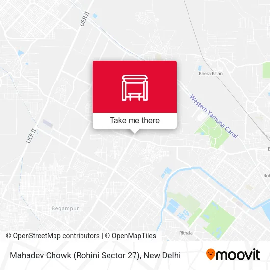 Mahadev Chowk (Rohini Sector 27) map