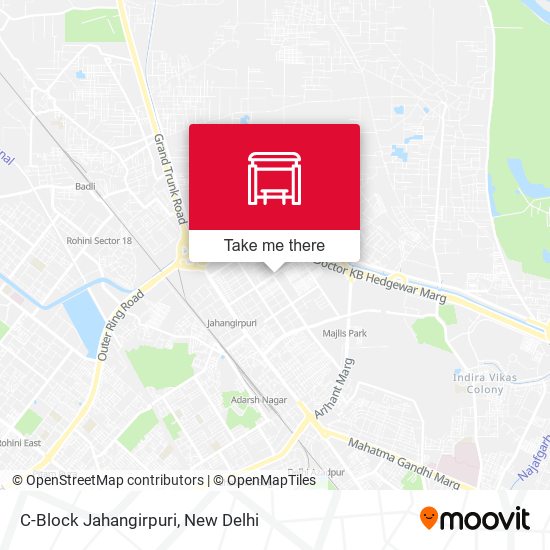 C-Block Jahangirpuri map