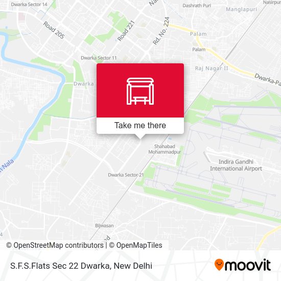 S.F.S.Flats Sec 22 Dwarka map