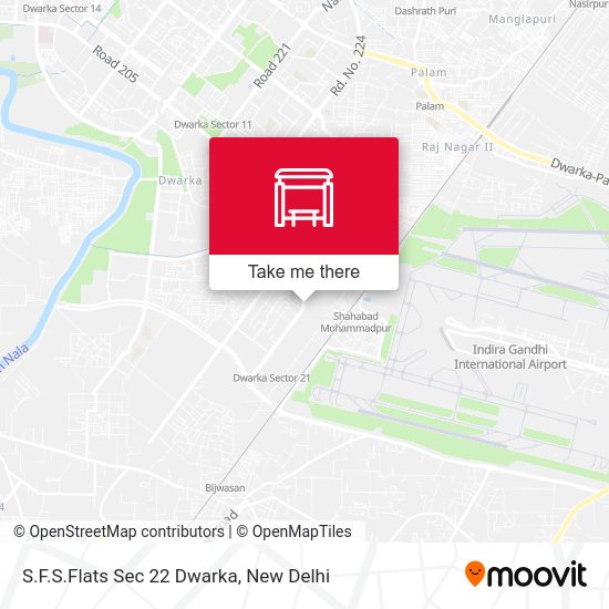 S.F.S.Flats Sec 22 Dwarka map