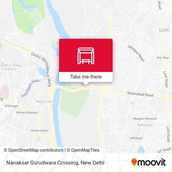 Nanaksar Gurudwara Crossing map