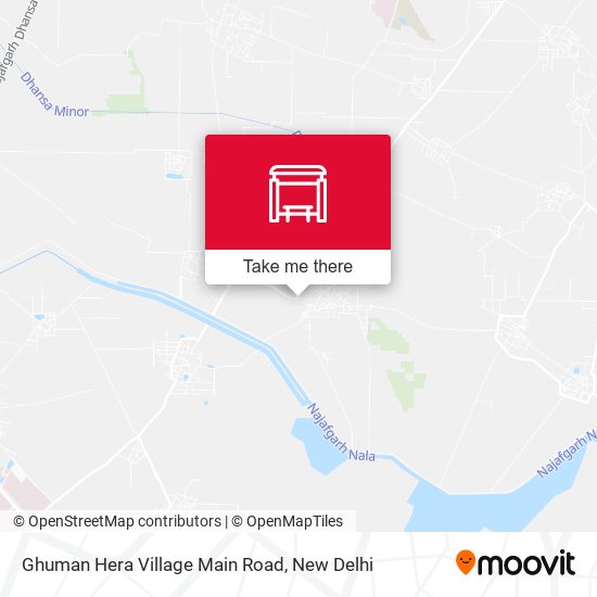 Ghuman Hera Village Main Road map