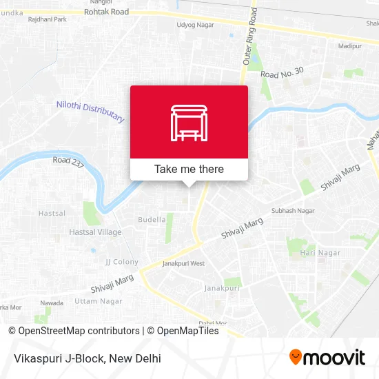 Vikaspuri J-Block map