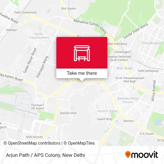 Arjun Path / APS Colony map