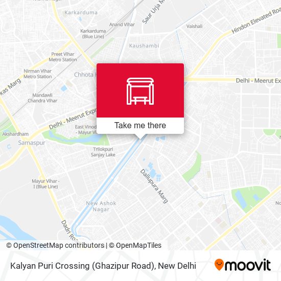 Kalyan Puri Crossing (Ghazipur Road) map