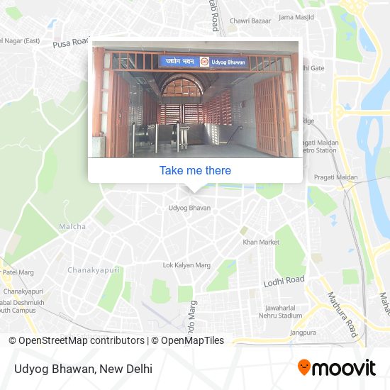 Udyog Bhawan map