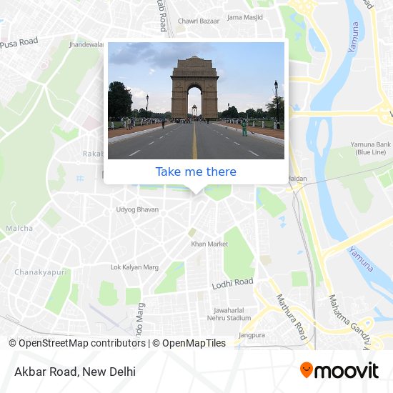 Akbar Road map