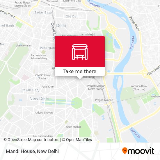 Mandi House map