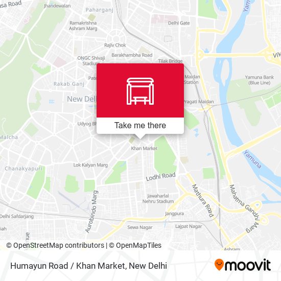 Humayun Road / Khan Market map