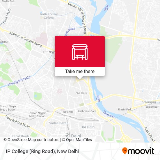 IP College (Ring Road) map