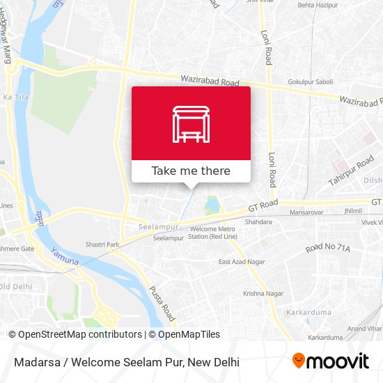 Madarsa / Welcome Seelam Pur map