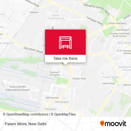 Palam More map