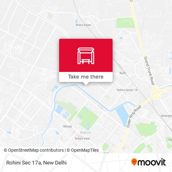 Rohini Sec 17a map