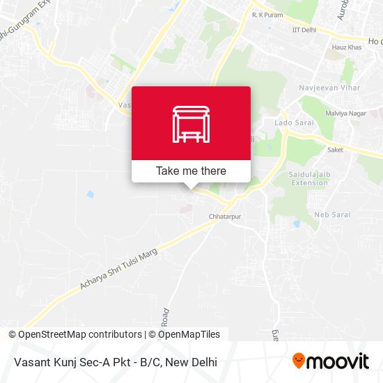 Vasant Kunj Sec-A  Pkt - B/C map