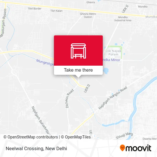 Neelwal Crossing map