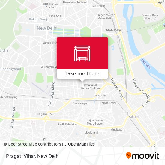 Pragati Vihar map