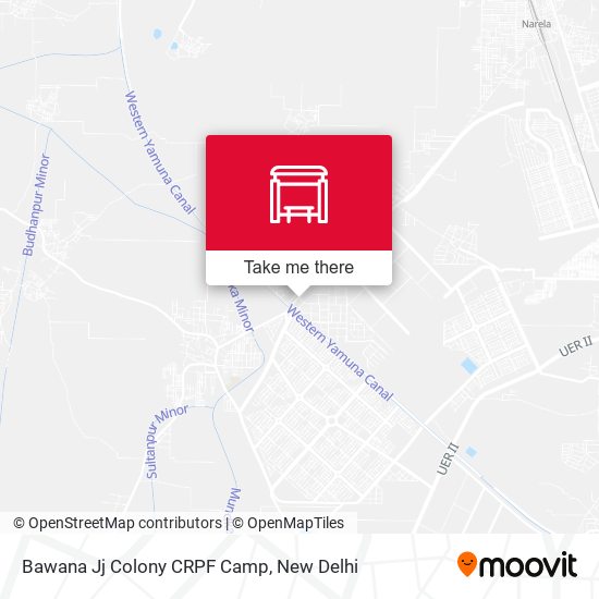 Bawana Jj Colony CRPF Camp map