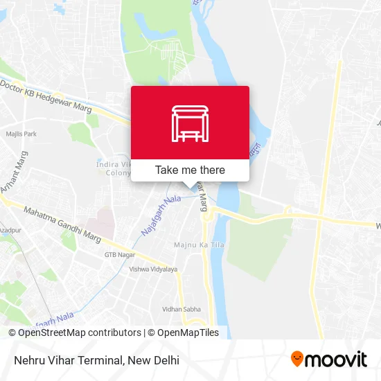 Nehru Vihar Terminal map