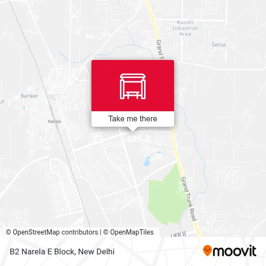B2 Narela E Block map