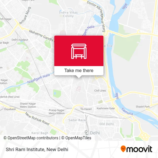 Shri Ram Institute map