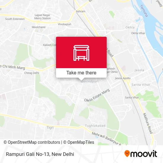 Rampuri Gali No-13 map