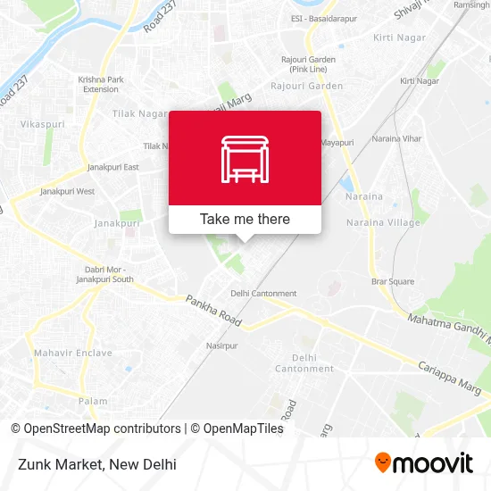Zunk Market map